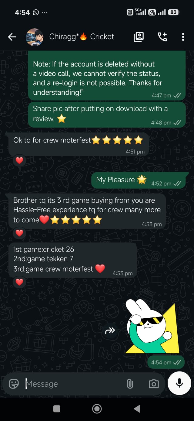 Customer review